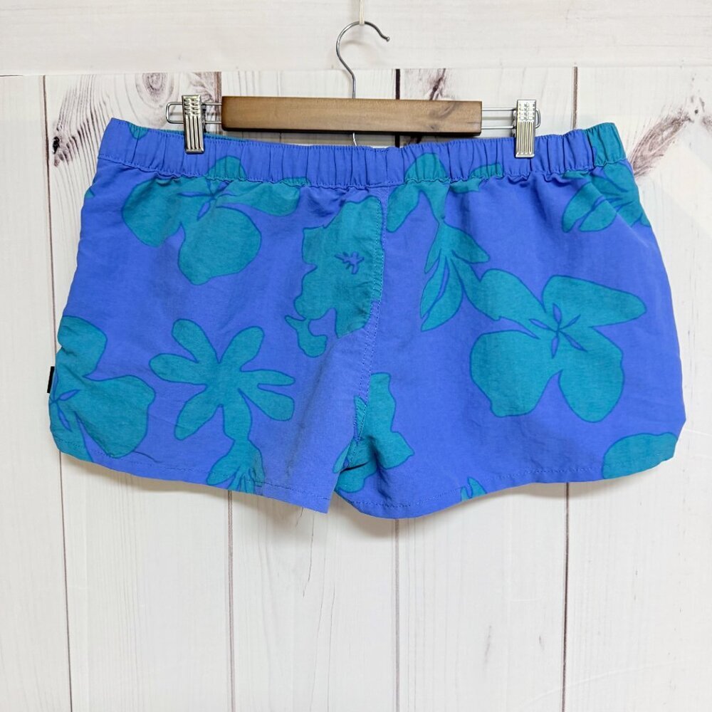 Patagonia Women’s Baggies Shorts XL Kalani Big Float Blue EUC - Picture 3 of 10